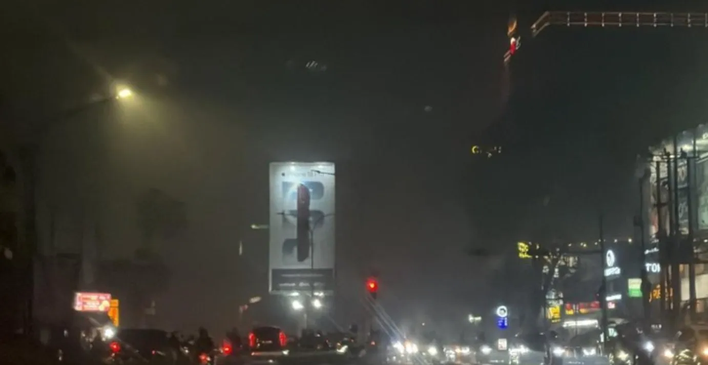 PM2.5 Palembang Naik dari 210,1 ke 249,7 µg/m³ dalam Pemantauan Petang hingga Malam